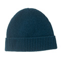 100% Kaschmir Beanie Mütze Unisex Wintermütze Strickmütze mit Rippumschlag