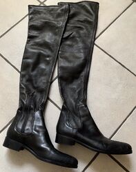 PRADA Damen Stiefel hoch EU Gr. 38 schwarz