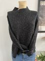 ONLY Damen Pullover Strickpullover Grobstrick Schwarz Größe M 38 **28**