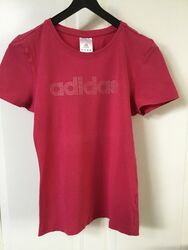 Adidas Damen T-Shirt Slim Fit Gr. 36  pink