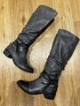 Stiefel Damen Marco Tozzi, Silbergrau, Größe 39.