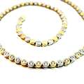 Brillantcollier Bicolor 750 / 18 Karat Brill. 4,2ct Länge 42cm Nr. 6006