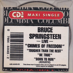 Bruce Springsteen - Chimes Of Freedom (Live)  (3 Inch CD)  (4 Track Maxi CD)