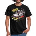 Zurück In Die Zukunft Zeitmaschine Delorean Männer T-Shirt