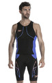 Speedo Herren Fastskin Xenon Triathlon Tank Top - XS - schwarz/ultramarin