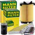 MANN FILTER INSPEKTIONSPAKET passend für AUDI A3 8P VW CADDY 3 GOLF 5 6 TOURAN