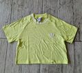 Adidas Originals T-Shirt Gr. XS 34 Neon Gelb Crop Top NEU 