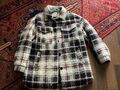 XL  PIMKIE Winterjacke Wollstoff Kariert Mit Wollanteil / Cotton XL