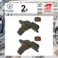 2x ORIGINAL® Febi Bilstein Sensor, Nockenwellenposition für Renault Clio III