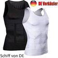 Herren Bauchweg Shirt Shapewear Unterhemd Kompression Tank Top Mieder Weste DEU