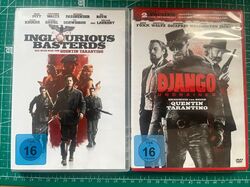 Quentin Tarantino DVD Sammlung: Django Unchained & Inglourious Basterds -wie neu