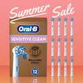 Oral-B Pro Sensitive Clean Aufsteckbürsten Für Elektrische Zahnbürste, 12 Stück,