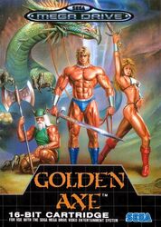 SEGA Mega Drive Spiel - Golden Axe 1 mit OVP sehr guter Zustand