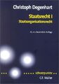 Staatsrecht. - Heidelberg : Müller Schwerpunkte  1.,  Staatsorganisationsrecht D