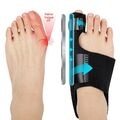 Hallux Valgus Korrektur Schiene, 2 Korrektur Schiene und 2x Zehenspreizer, Rutsc