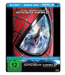 NEU The Amazing Spider-Man 2 Limited Edition Blu-ray Steelbook deutsch