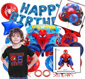 Spiderman Bio Baumwolle T-Shirt Personalisiert + Geburtstag Party Deko Spidey