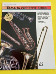 Yamaha Pop-Style Solos, Bb Tenor Sax Book 1, Book/CD Set