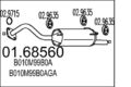 Endschalldämpfer 01.68560 MTS für NISSAN MICRA II