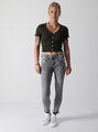 Miracle of Denim Jeans Hose Damen Skinny Fit Suzy in Rocky Grey Stretch