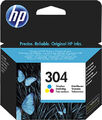 HP 304 HP 304 XL Drucker Patronen Original Multipack Set Tinte Einzelne Farben