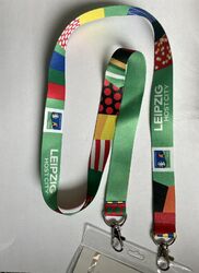 UEFA EURO 2024 • KEYHOLDER / LANYARD / SCHLÜSSELBAND / Host City Leipzig