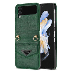 Hülle für Samsung Galaxy Z Flip 6 5 4 3 5G Leder Handy Schutz Tasche Etui Case