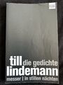 Die Gedichte von Till Lindemann In Stillen Nächten | Messer