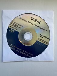 MS Windows Server 2019 Standard 64 Bit 16 Core Kerne DVD Tarox Deutsch