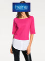 2-in-1-Pullover Rick Cardona by heine. pink/weiß. Gr. 36. NEU!!! SALE%%%