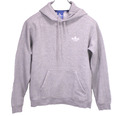 Adidas Hoodie Kapuzenpullover Unisex Sweatshirt grau meliert Gr. S Logo HS258