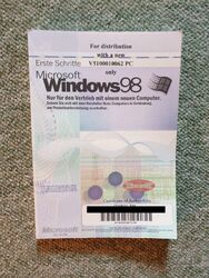 Windows 98 Lizenz