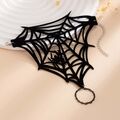 Armreif Spinnennetz-Armband Gothic Handgelenks kette Mode Halloween-Armband