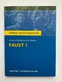 Faust I. Textanalyse und Interpretation von Johann Wolfgang von Goethe 