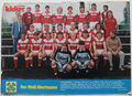 Fußball Poster Rot-Weiß Oberhausen (1984/1985) 2. Bundesliga