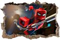 s112  Wandtattoo 120cm  Spiderman Lego STICKER 3D Wandaufkleber 