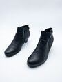 Gabor Damen Ankle Boots Stiefelette Boots Leder schwarz Gr 40 EU Art 21300-98