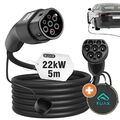 22KW Typ 2 5M EV-Ladekabel 3 Phasen 32A Elektroautos Ladestecker Wallbox PHEV