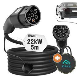 22KW Typ 2 5M EV-Ladekabel 3 Phasen 32A Elektroautos Ladestecker Wallbox PHEV