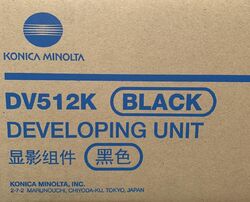 Developer Unit Black KONICA MINOLTA DV512K A2XN-03D C224 C284 C364 C454 C554