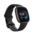 FITBIT Versa 4 Smartwatch Aluminium Elastomer, S/L, Black/Graphite