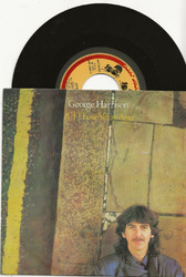 GEORGE HARRISON BEATLES VOR ALL DIESEN JAHREN ORIGINAL SINGLE AUS PORTUGAL