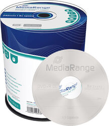 100 Mediarange DVD+R 8,5Gb 240Min DL 8x Rohlinge Double Layer