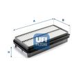 UFI 30.225.00 Luftfilter für TOYOTA RAV 4 II (CLA2, XA2, ZCA2, ACA2)