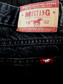 Mustang Jeans Gr. 36/32, 5-Pocket-Style, anthrazit, 100 % Baumwolle, TOP Zustand