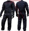 NEUE MOTORRADKOMBI JACKE + HOSE - AUS TEXTIL - MIT HERAUSNEHMBAREN PROTEKTOREN