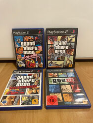 Grand Theft Auto 3 San Andreas Vice City Konvolut PS2 Playstation 2