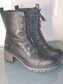 Damen Winter Schuhe Mustang Stiefel Leder gr.37 Neu