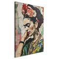 Murando Wandbild Groß Wohnzimmer Leinwand Bilder Kunstbilder Frida Kahlo Bunt