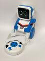 Roboter Fußballer Silverlit Kickabot mit Fernbedienung LED ca 14cm blau #4177